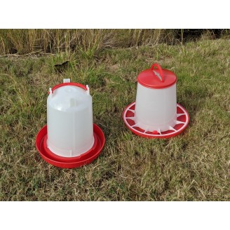 Chicken Medium Feeder and Drinker Set