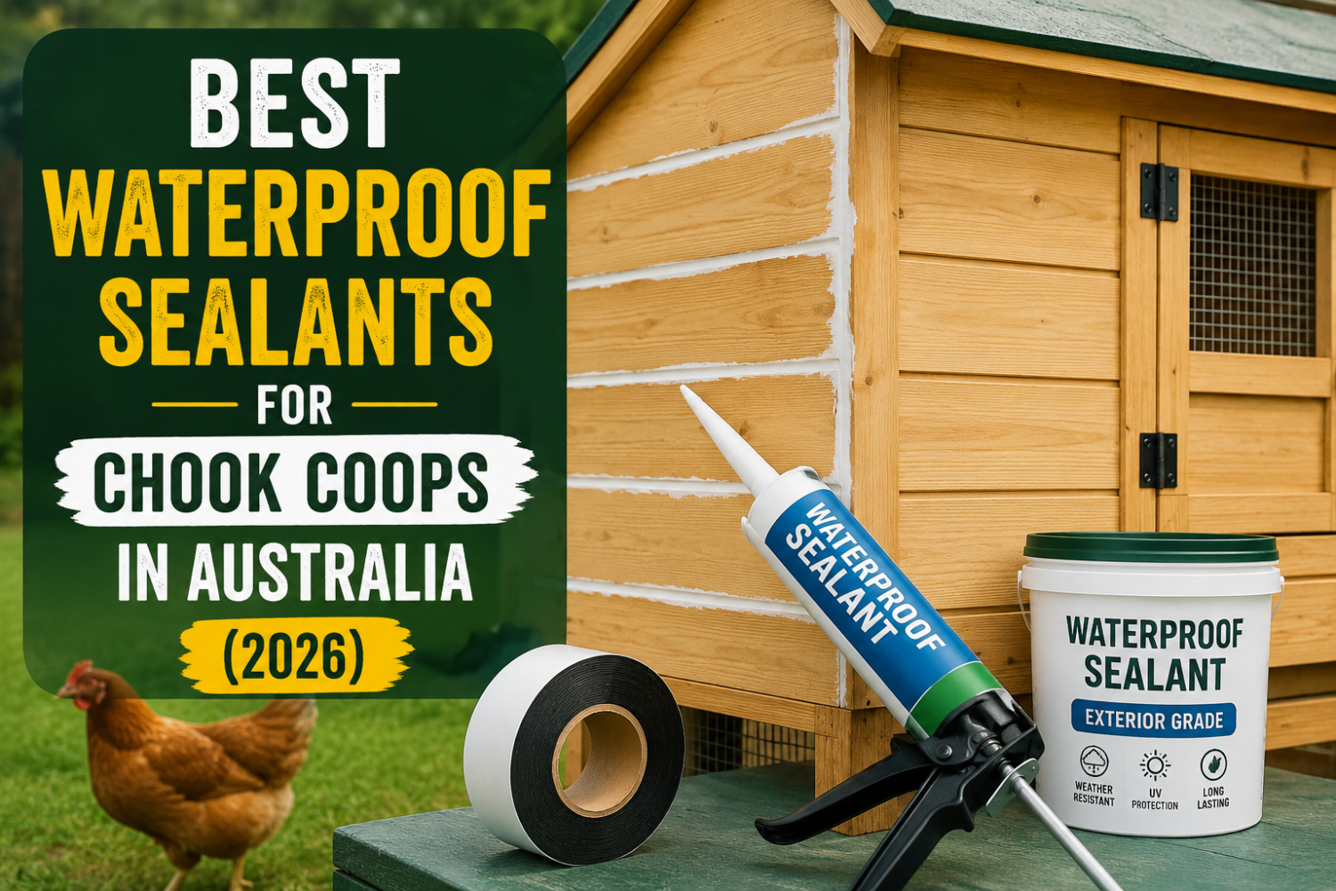 Best Waterproof Sealants for Chook Coops in Australia (2026) 