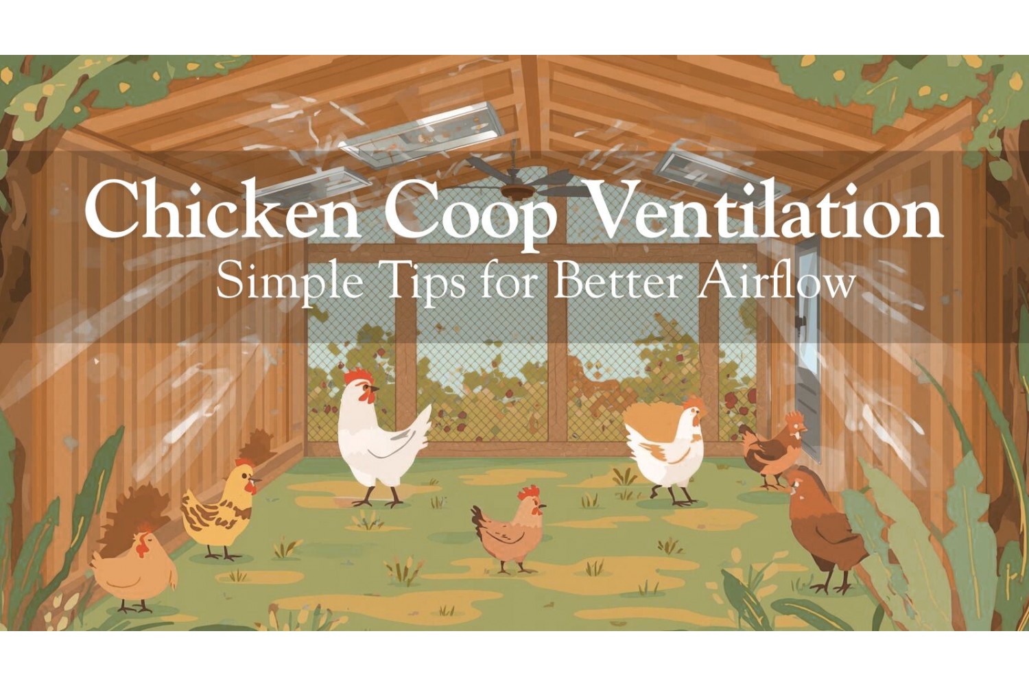 Chicken Coop Ventilation: Simple Tips for Better Airflow