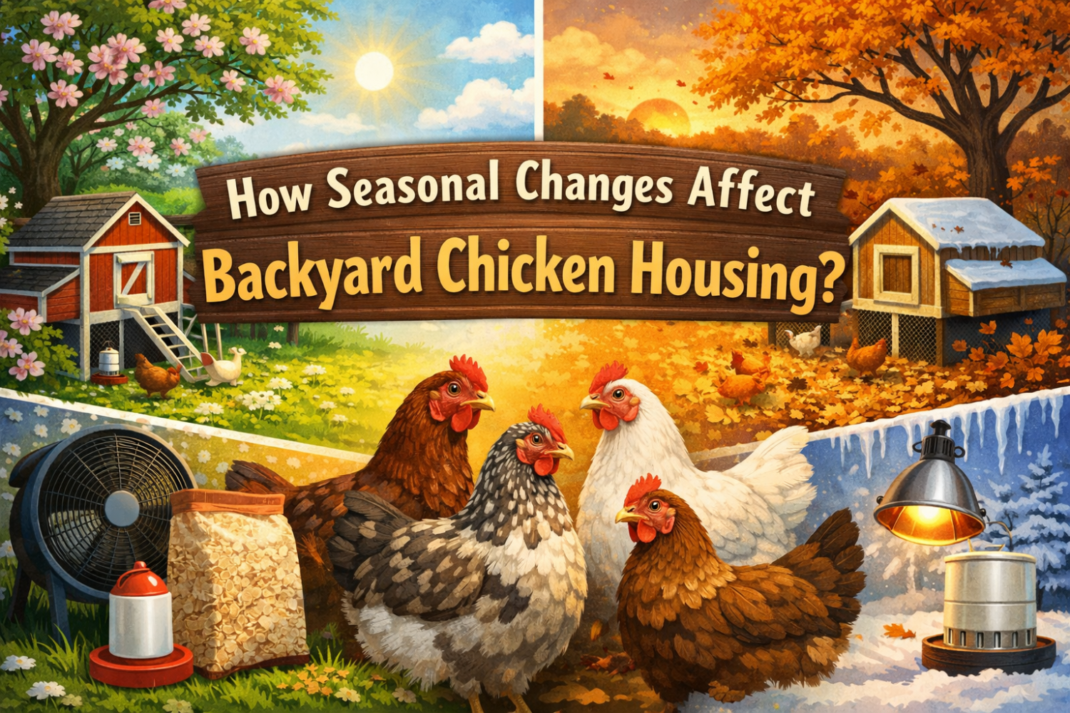 How Seasonal Changes Affect Backyard Chicken Housing?