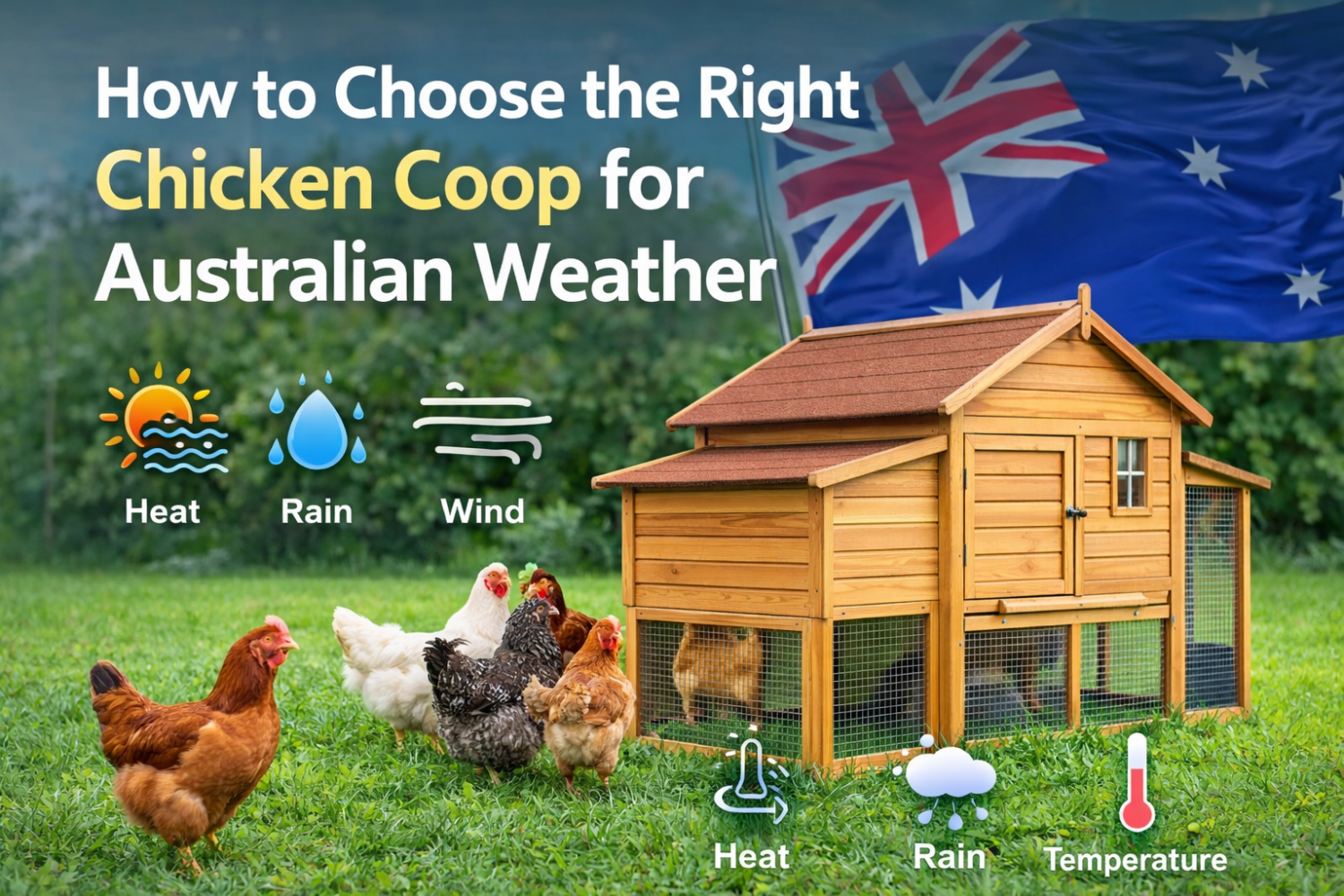 How to Choose the Right Chicken Coop for Australian Weather