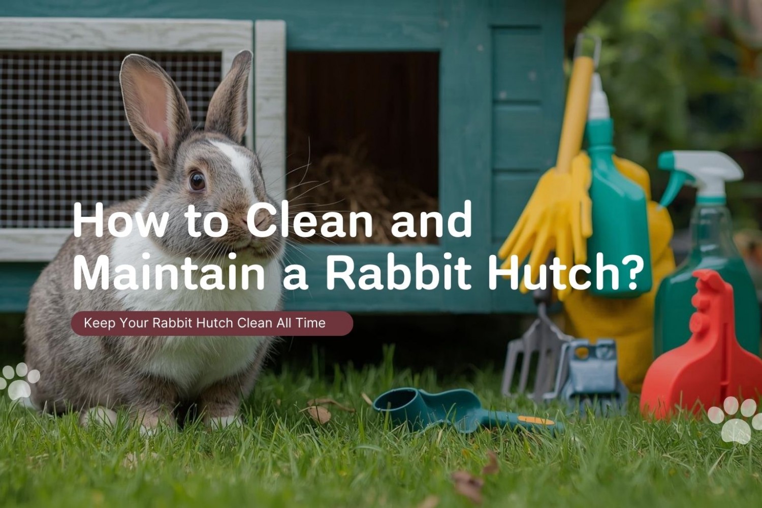 How to Clean and Maintain a Rabbit Hutch ?