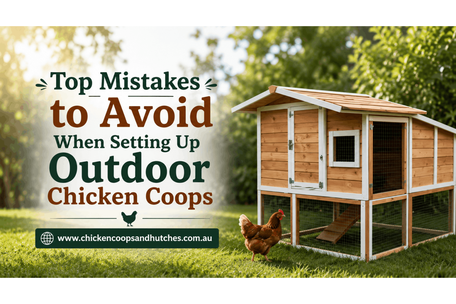 Top Mistakes to Avoid When Setting Up Outdoor Chicken Coops 