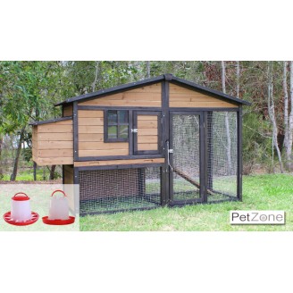 Brunswick A Frame Chicken Coop Package with Feeders Brunswick A Frame Chicken Coop Package with Feeders